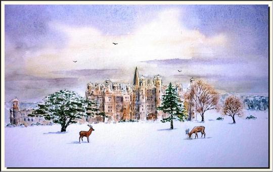 Winter at Burghley House