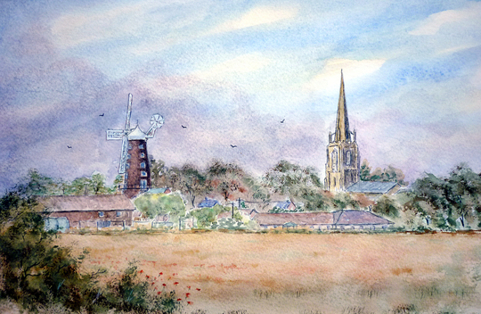 Moulton Mill and Church